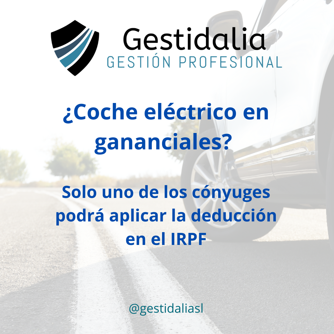 deducción coche eléctrico irpf 
