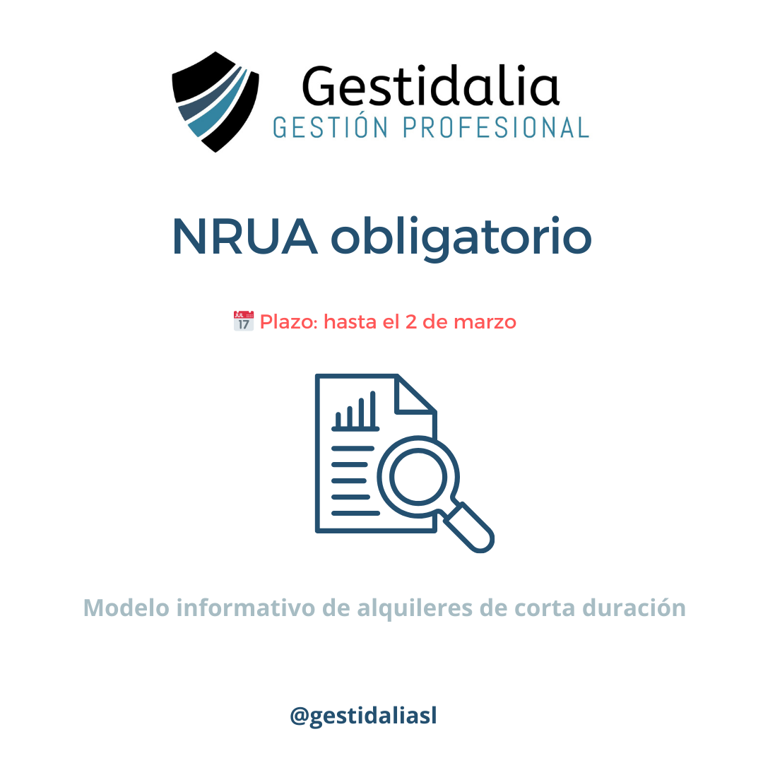 Nueva obligación informativa sobre arrendamientos de corta duración